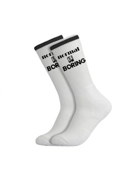 Calcetines Normal is Boring | Calcetines originales | MUNIN