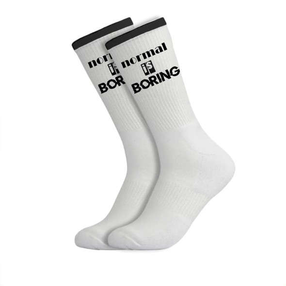 Calcetines Normal is Boring | Calcetines originales | MUNIN