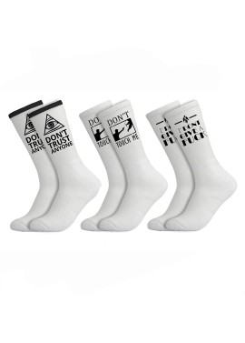 Pack calcetines Attitude | 3 calcetines con frase | MUNIN