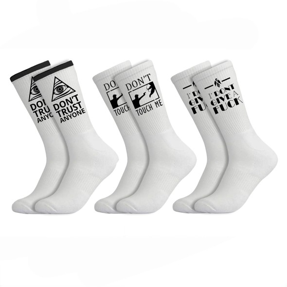Pack calcetines Attitude | 3 calcetines con frase | MUNIN