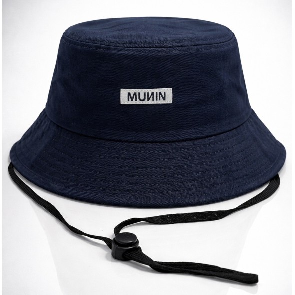 Bucket Hat Navy Hombre con Correa Ajustable | CORE MUNIN