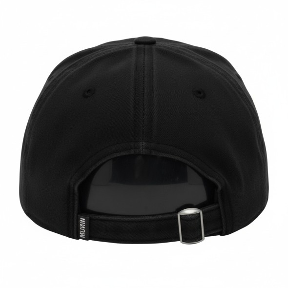 Gorra Negra Essentials MUNIN | Gorra minimalista ajustable