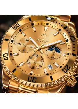LUKSUS | Reloj dorado premium para hombre