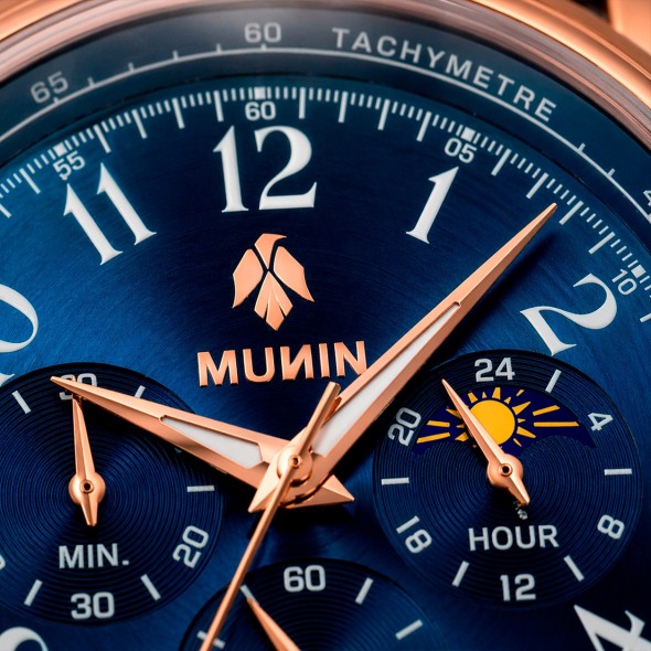 copy of copy of copy of MUNIN ONYX  Reloj de hombre con correa de acero
