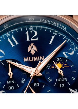 copy of copy of copy of MUNIN ONYX  Reloj de hombre con correa de acero