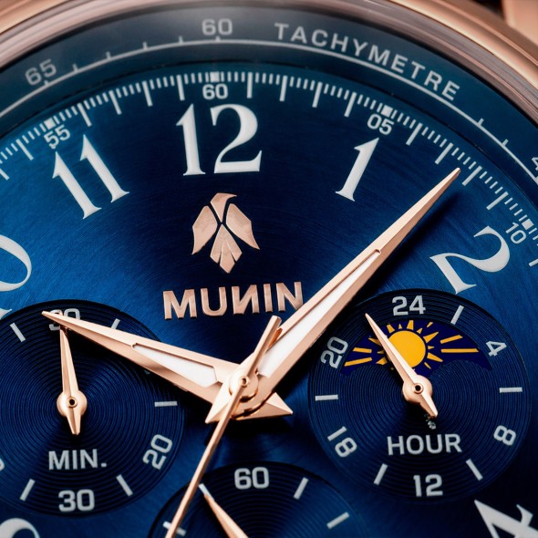 copy of copy of copy of MUNIN ONYX  Reloj de hombre con correa de acero