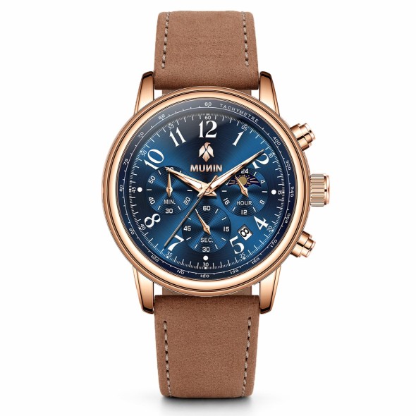 copy of copy of copy of MUNIN ONYX  Reloj de hombre con correa de acero