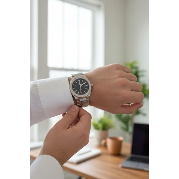 ONYX | Reloj de acero elegante para hombre