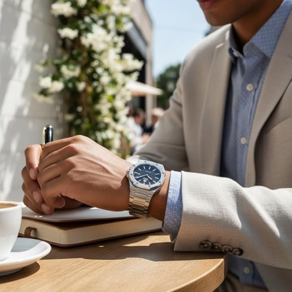 ONYX | Reloj de acero elegante para hombre