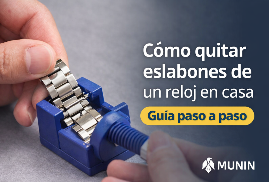 Cómo quitar eslabones de un reloj fácilmente en casa (Guía paso a paso)